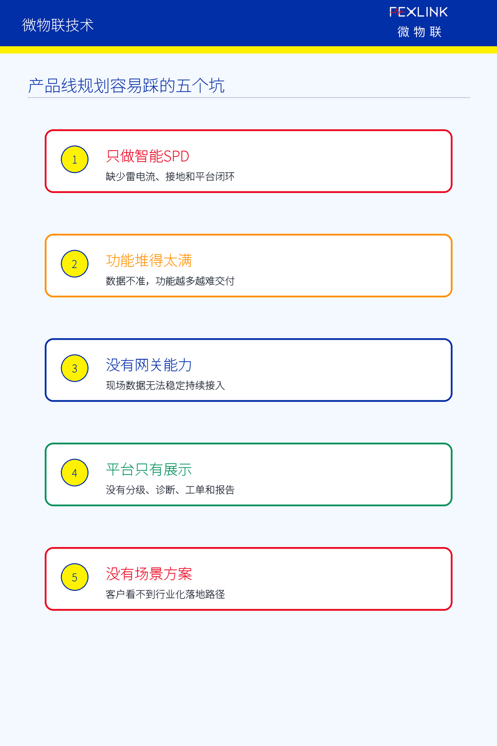 图6：产品线规划容易踩的五个坑