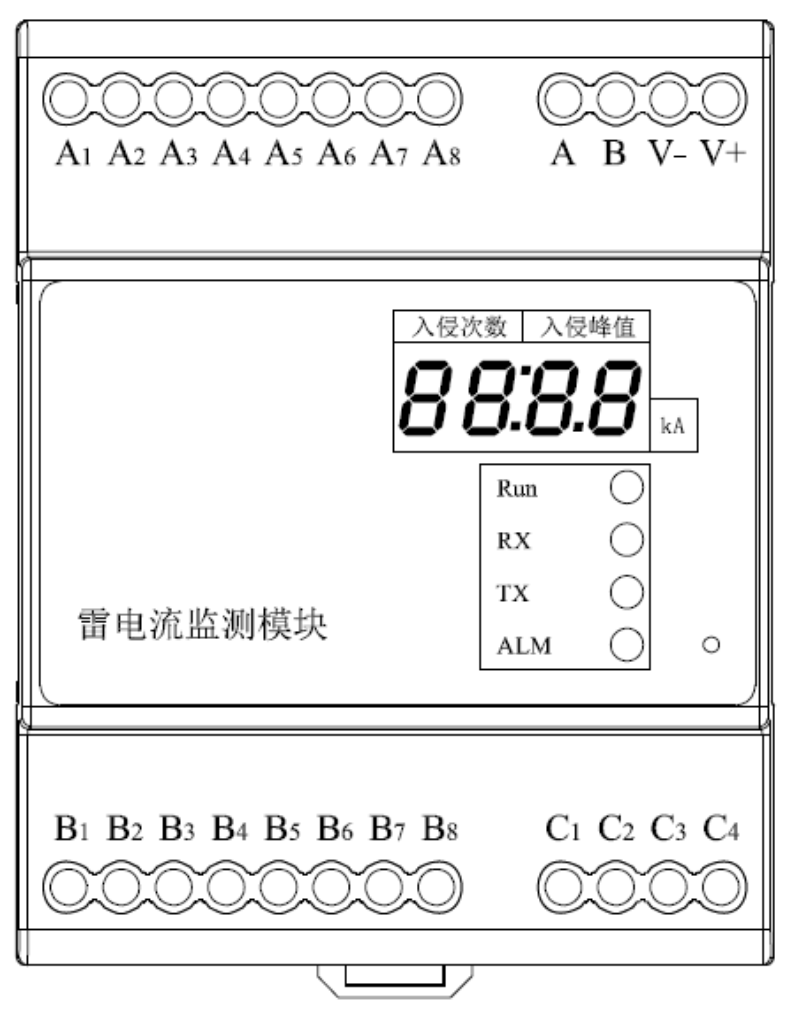 Lightning Current Monitor (Indoor) Interface Diagram