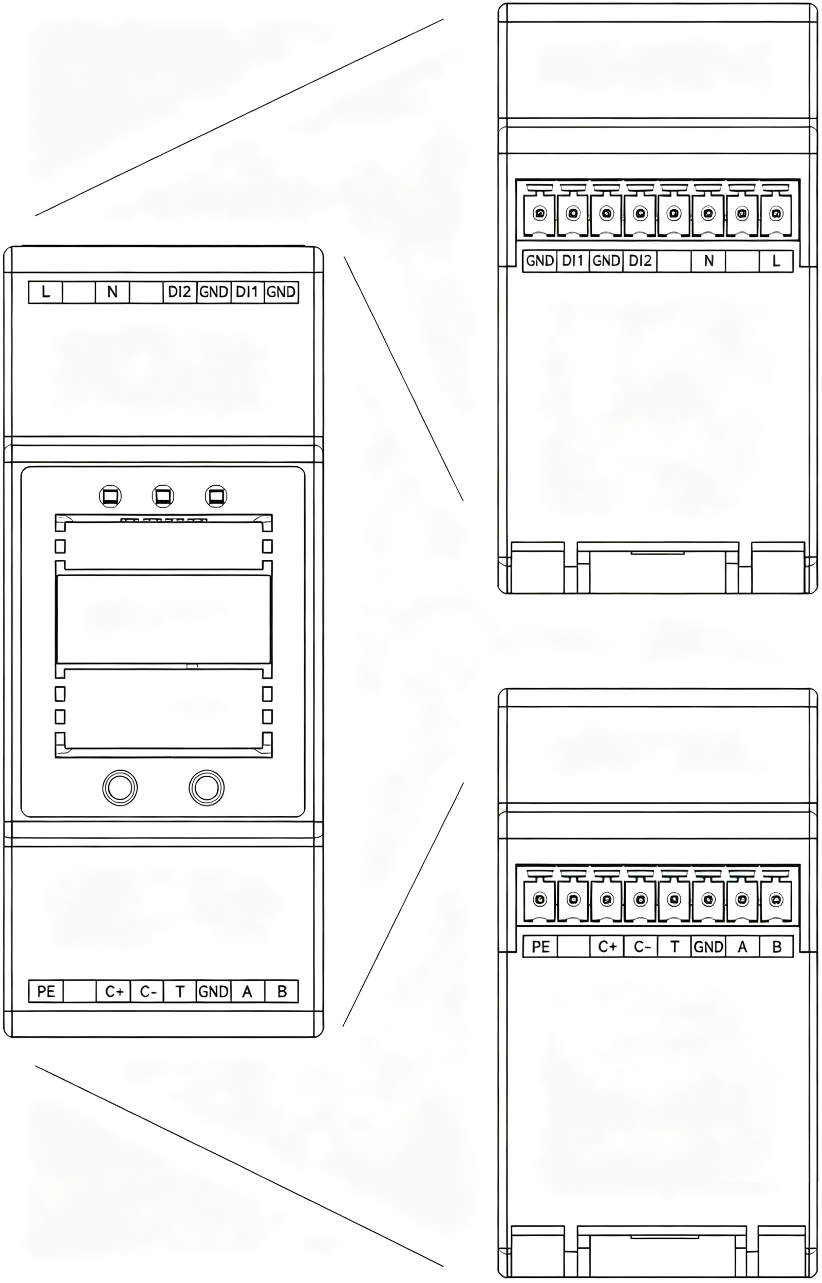 SPD Monitoring Module Interface diagram